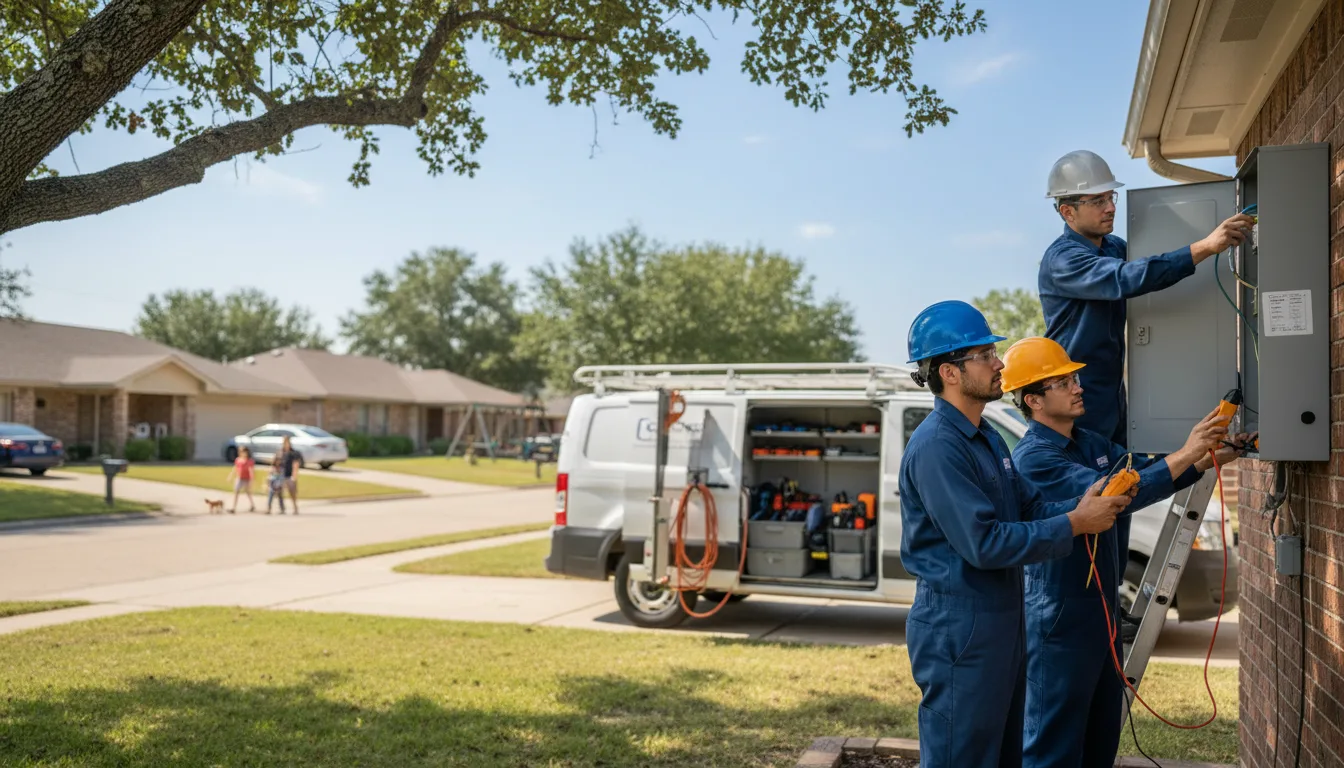 Certified electrician providing emergency electrical services in Diamond, OH